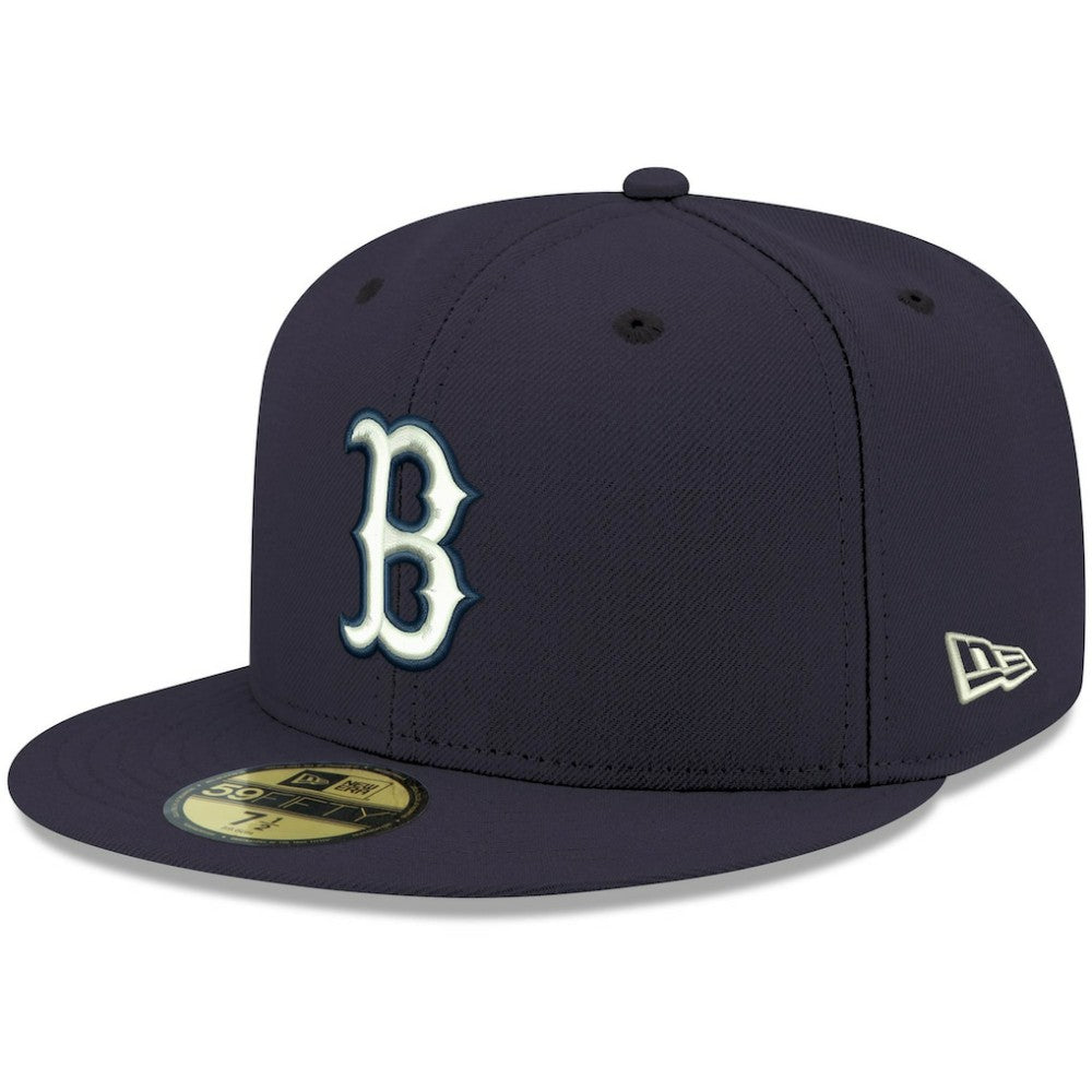 Boston Red Sox New Era White Logo 59FIFTY Fitted Hat | MLB Online