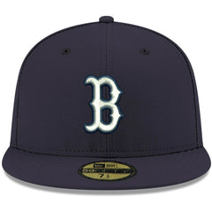 Boston Red Sox New Era White Logo 59FIFTY Fitted Hat | MLB Online