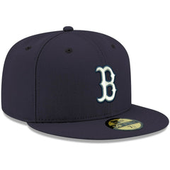 Boston Red Sox New Era White Logo 59FIFTY Fitted Hat | MLB Online