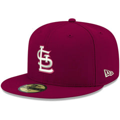 St. Louis Cardinals New Era White Logo 59FIFTY Fitted Hat | MLB Near me