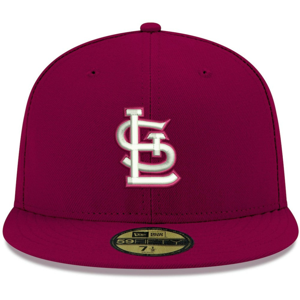 St. Louis Cardinals New Era White Logo 59FIFTY Fitted Hat | MLB Near me