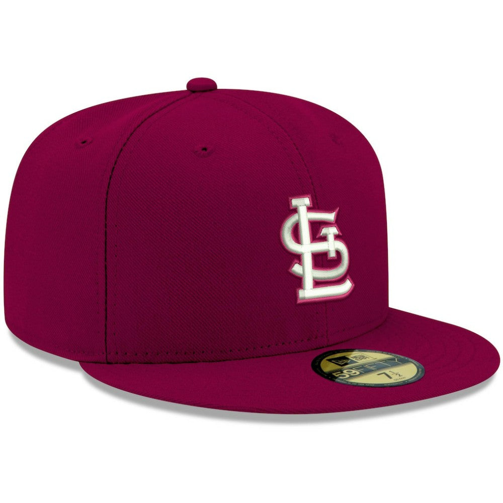 St. Louis Cardinals New Era White Logo 59FIFTY Fitted Hat | MLB Near me