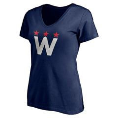 Washington Capitals Women's Alternate Logo V-Neck T-Shirt Online