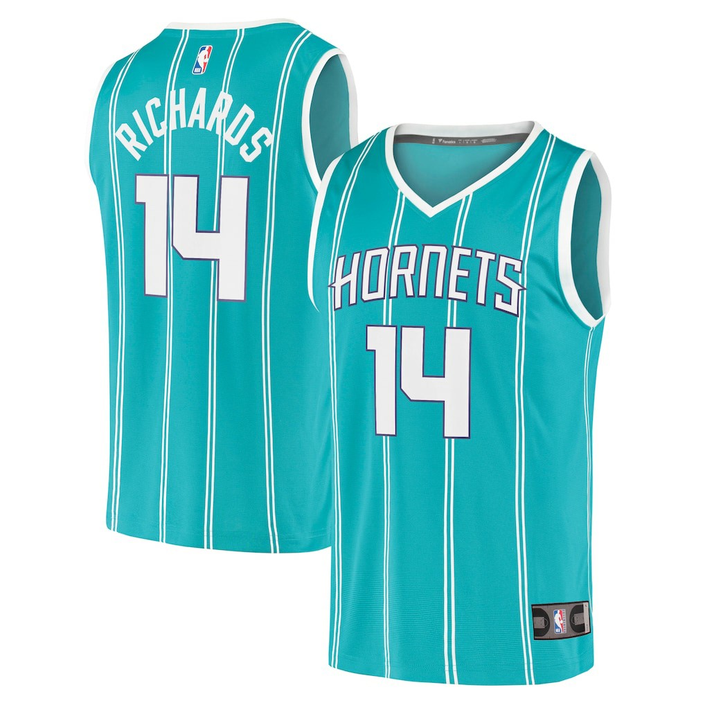 Nick Richards Charlotte Hornets Fast Break Replica Jersey New