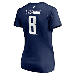 Alexander Ovechkin Washington Capitals Fanatics Women's Authentic Stack Name & Number V-Neck T-Shirt Online
