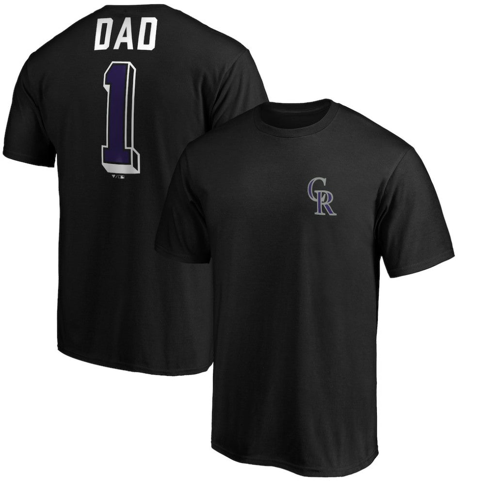 Colorado Rockies Number One Dad T-Shirt | MLB New