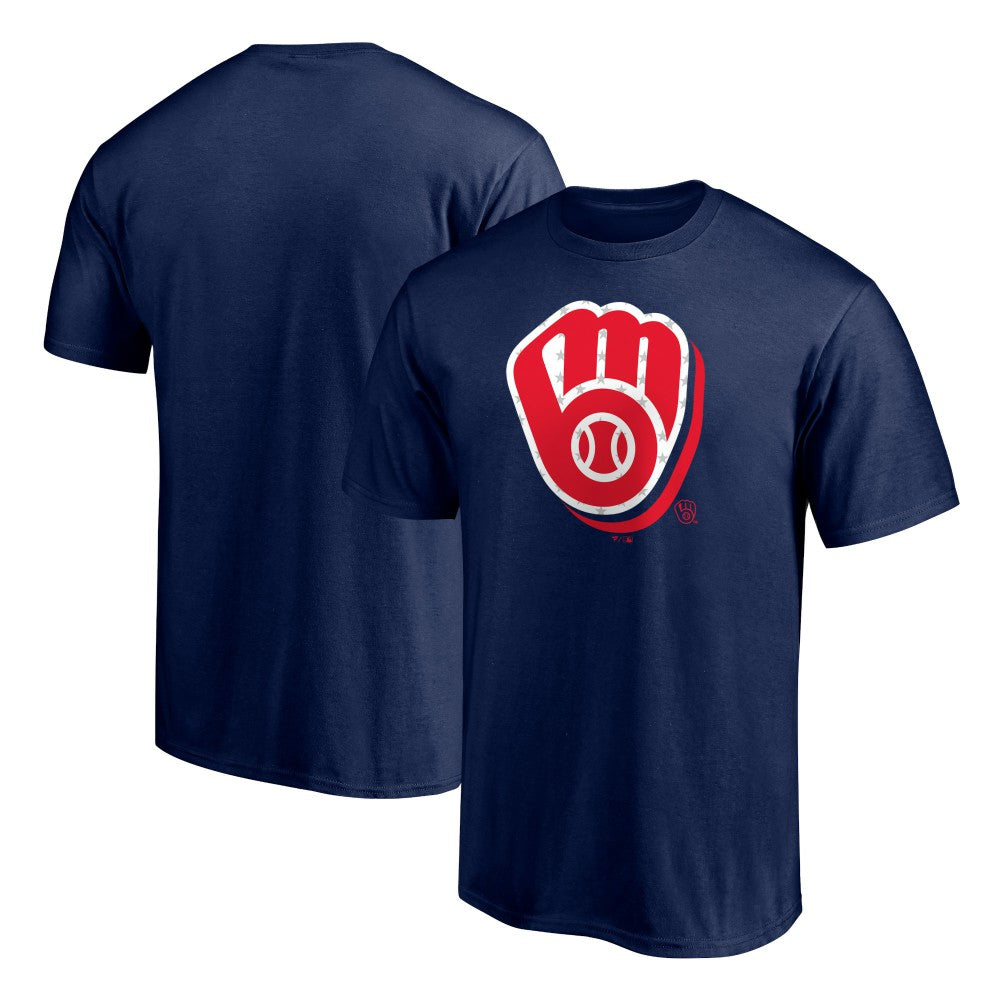 Milwaukee Brewers Red White and Team T-Shirt | MLB On Sale
