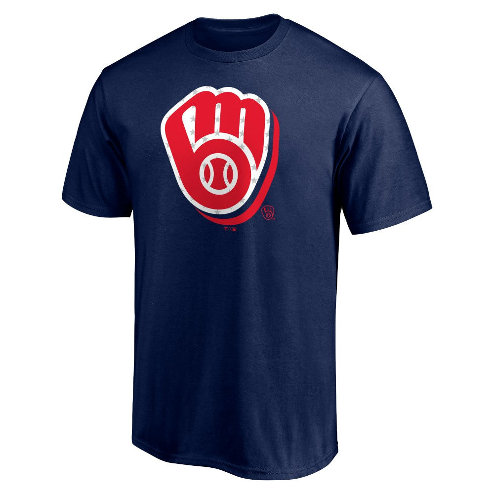 Milwaukee Brewers Red White and Team T-Shirt | MLB On Sale