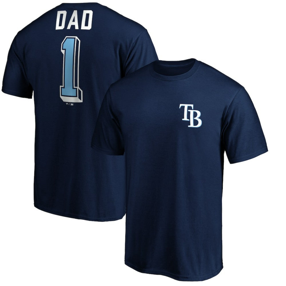 Tampa Bay Rays Number One Dad T-Shirt | MLB For sale