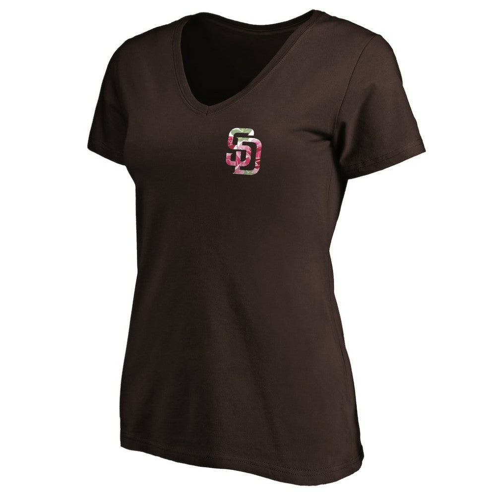 San Diego Padres Women's Mother's Day V-Neck T-Shirt | MLB New