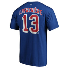 Alexis Lafreniere New York Rangers Fanatics Big & Tall Name & Number T-Shirt Outlet