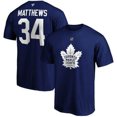 Auston Matthews Toronto Maple Leafs Fanatics Big & Tall Name & Number T-Shirt Online