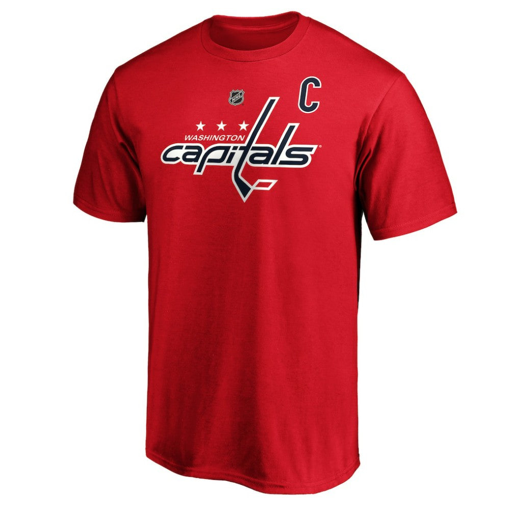 Alexander Ovechkin Washington Capitals Fanatics Big & Tall Captain Patch Name & Number T-Shirt Online