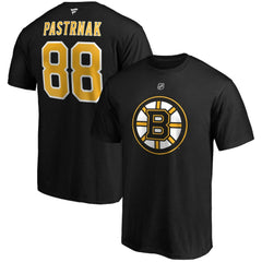 David Pastrnak Boston Bruins Fanatics B&T Name and Number T-Shirt For Sale