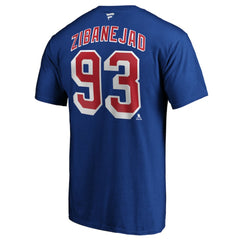 Mika Zibanejad New York Rangers Fanatics Big & Tall Name & Number T-Shirt On Sale