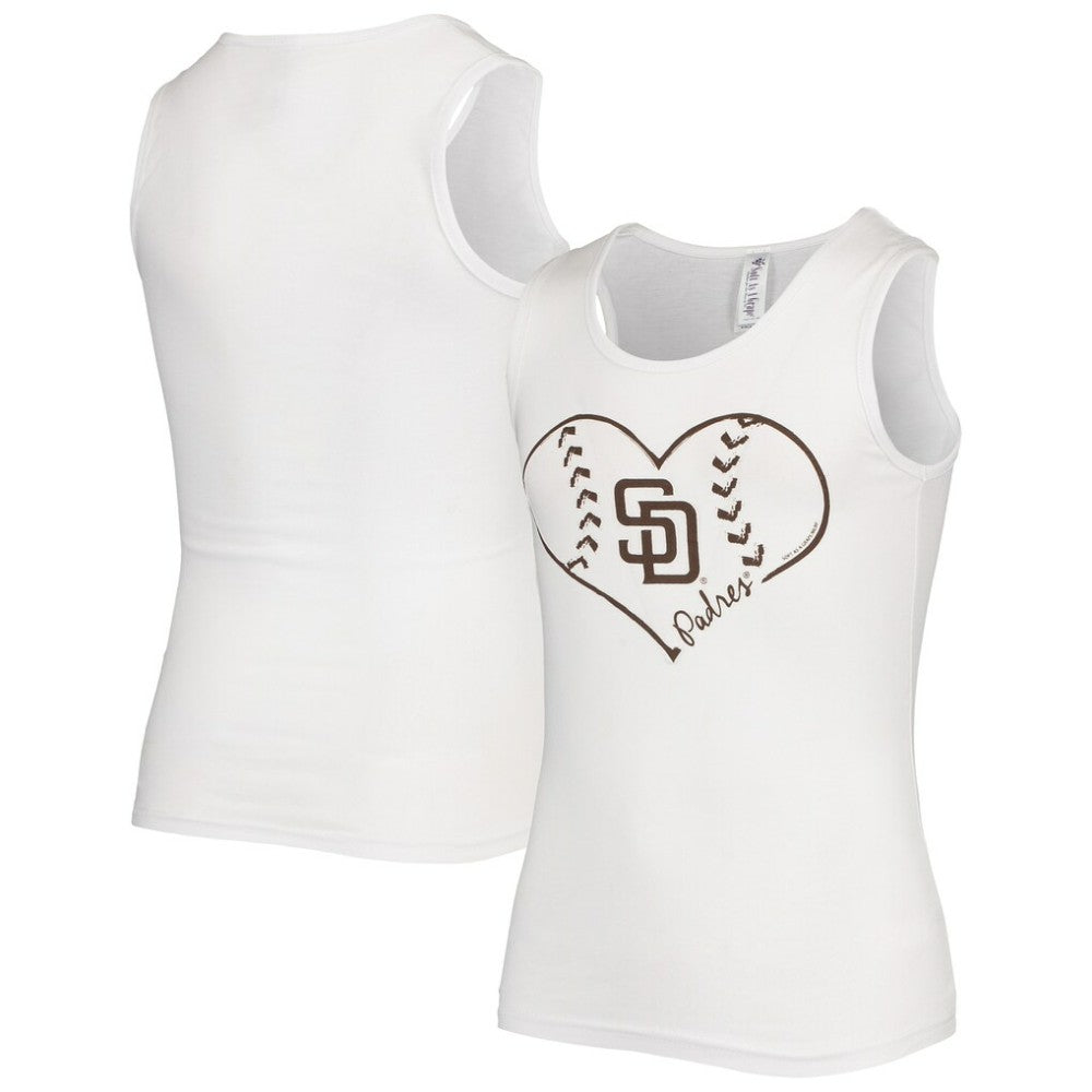 San Diego Padres Soft as a Grape Girls Youth Team Tank Top | MLB Sale