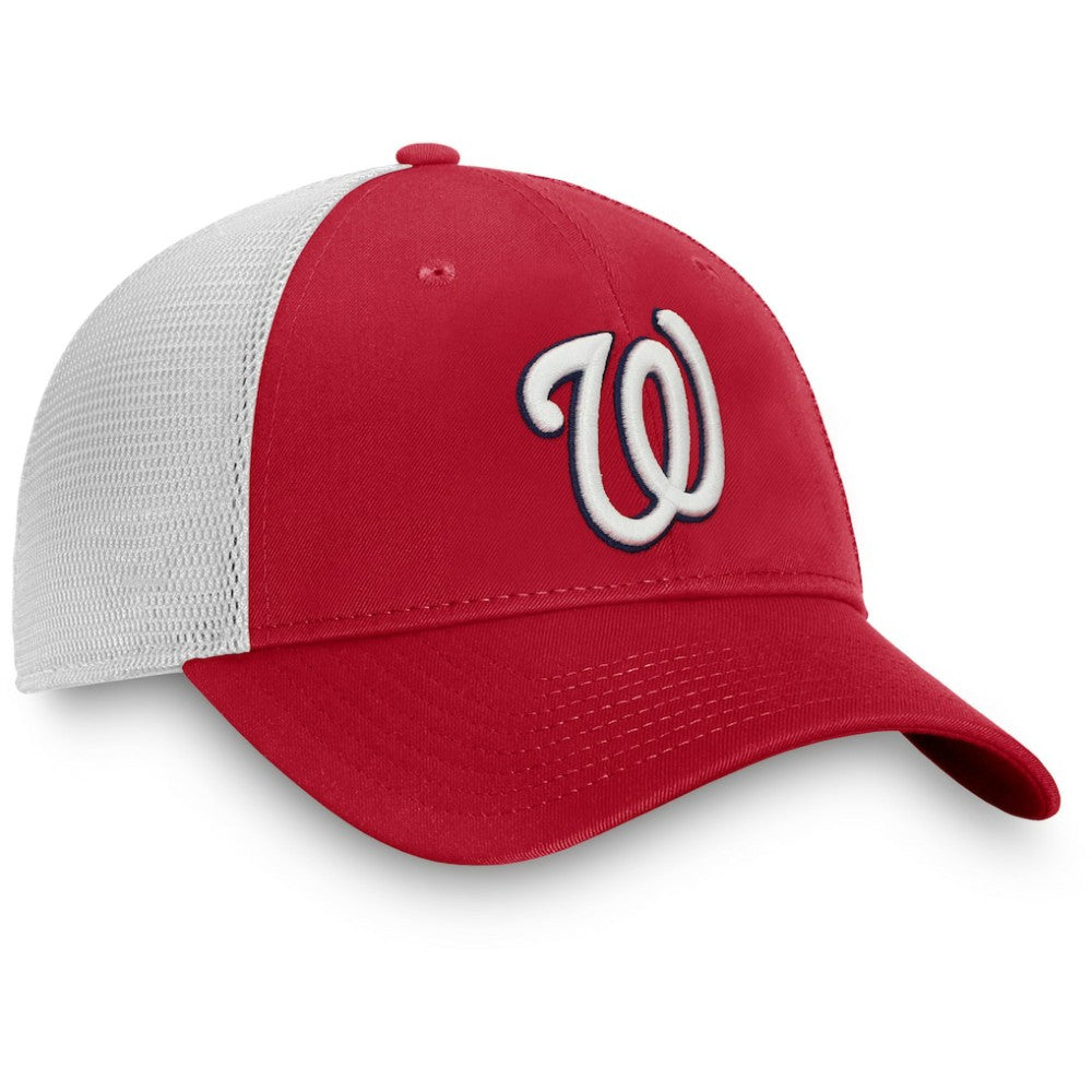 Washington Nationals Fanatics Team Core Unstructured Trucker Adjustable Hat | MLB Discount