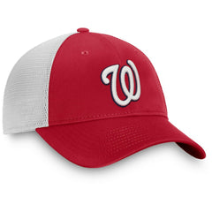Washington Nationals Fanatics Team Core Unstructured Trucker Adjustable Hat | MLB Discount