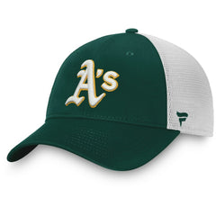 Athletics Fanatics Team Core Unstructured Trucker Adjustable Hat | MLB For sale