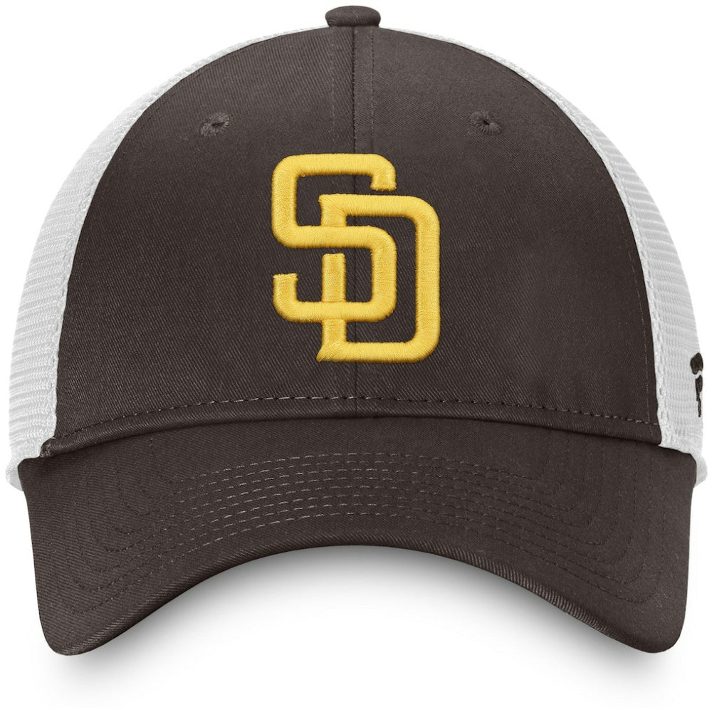 San Diego Padres Fanatics Team Core Unstructured Trucker Adjustable Hat | MLB Near me
