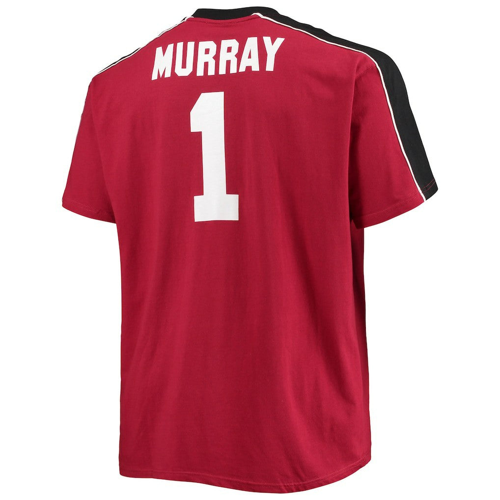 Arizona Cardinals Fanatics Kyler Murray  Big & Tall Sleeve Panel Player Name & Number T-Shirt