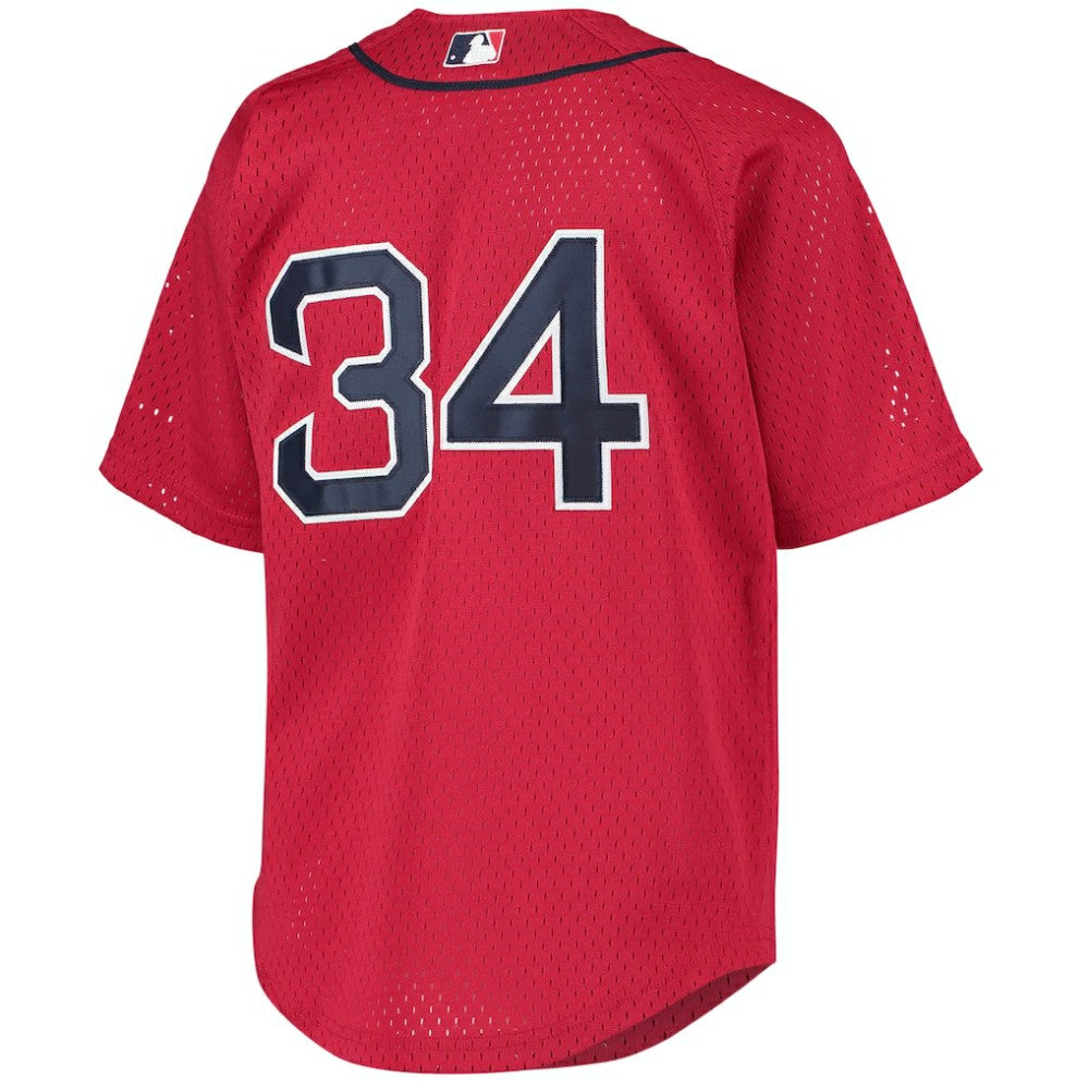 David Ortiz Boston Red Sox Mitchell & Ness Youth Cooperstown Collection Batting Practice Jersey | MLB Sale