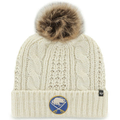 Buffalo Sabres '47 Women's Meeko Cuffed Knit Hat with Pom For Sale