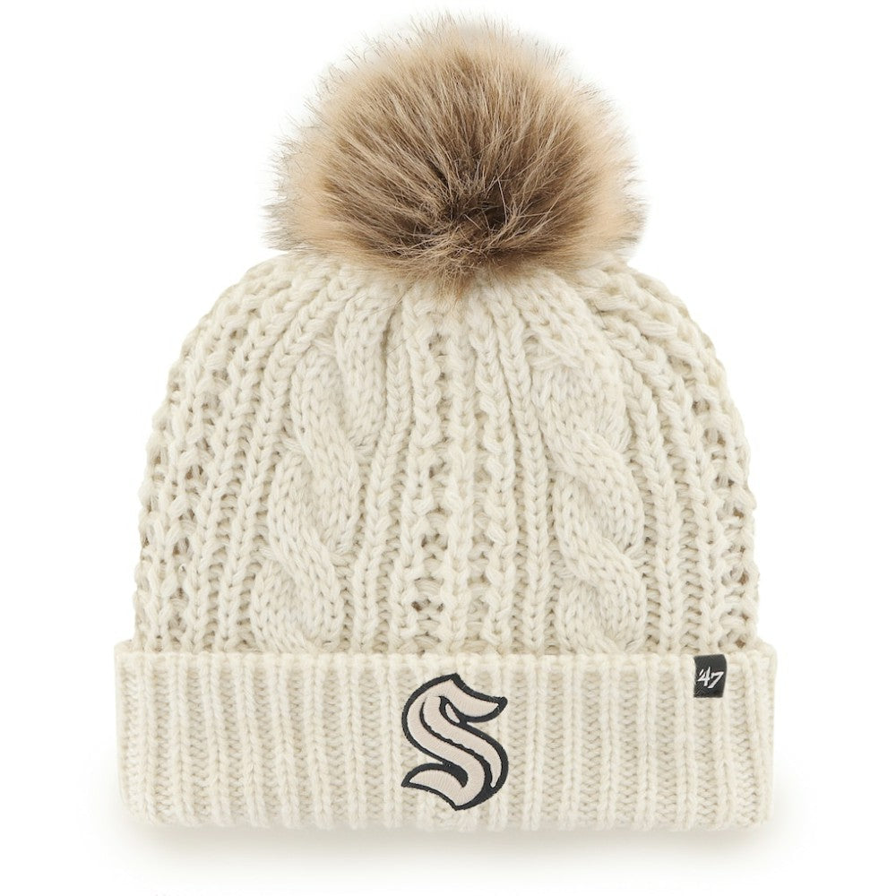 Seattle Kraken '47 Women's Meeko Cuffed Knit Hat with Pom Outlet