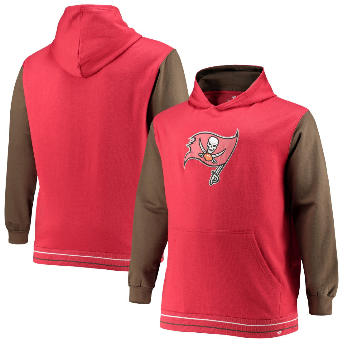 Tampa Bay Buccaneers Fanatics Big & Tall Block Party Pullover Hoodie