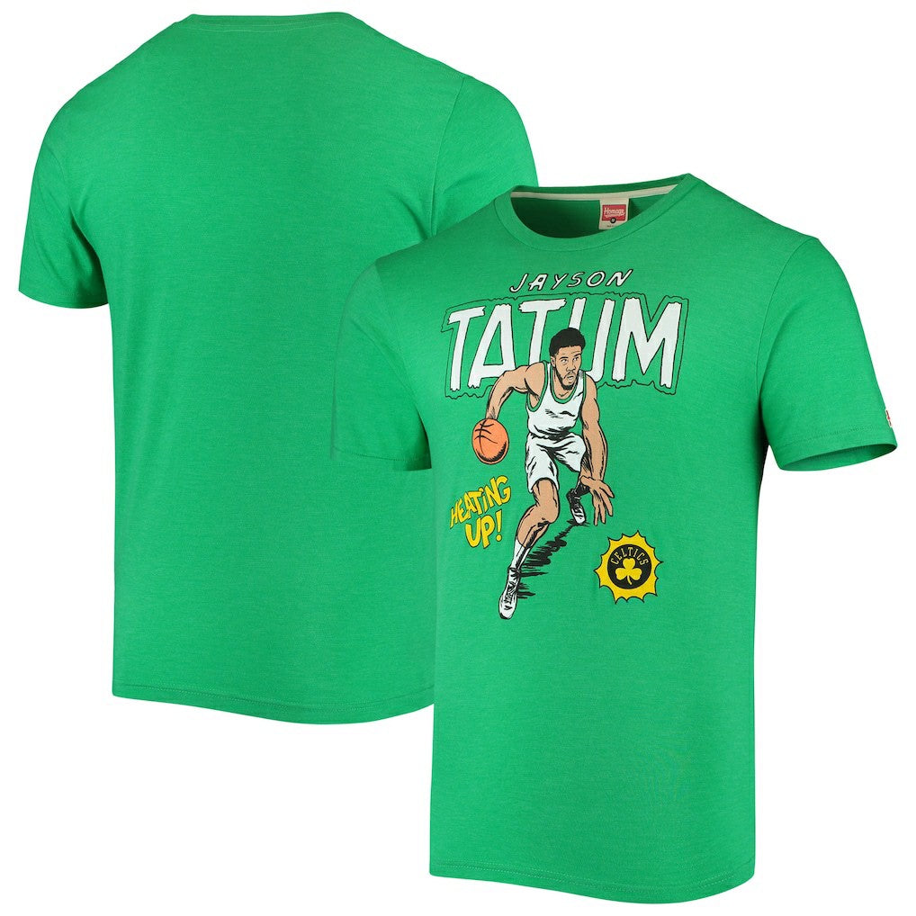 Jayson Tatum Boston Celtics Homage Comic Book Player Tri-Blend T-Shirt Discount