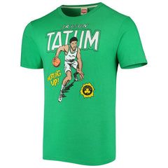 Jayson Tatum Boston Celtics Homage Comic Book Player Tri-Blend T-Shirt Discount