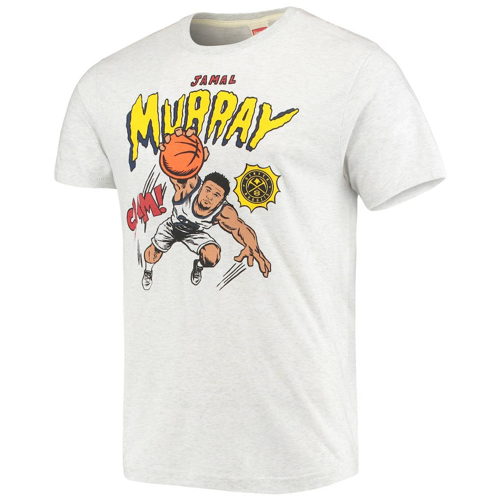 Jamal Murray Denver Nuggets Homage Comic Book Player Tri-Blend T-Shirt sale Online