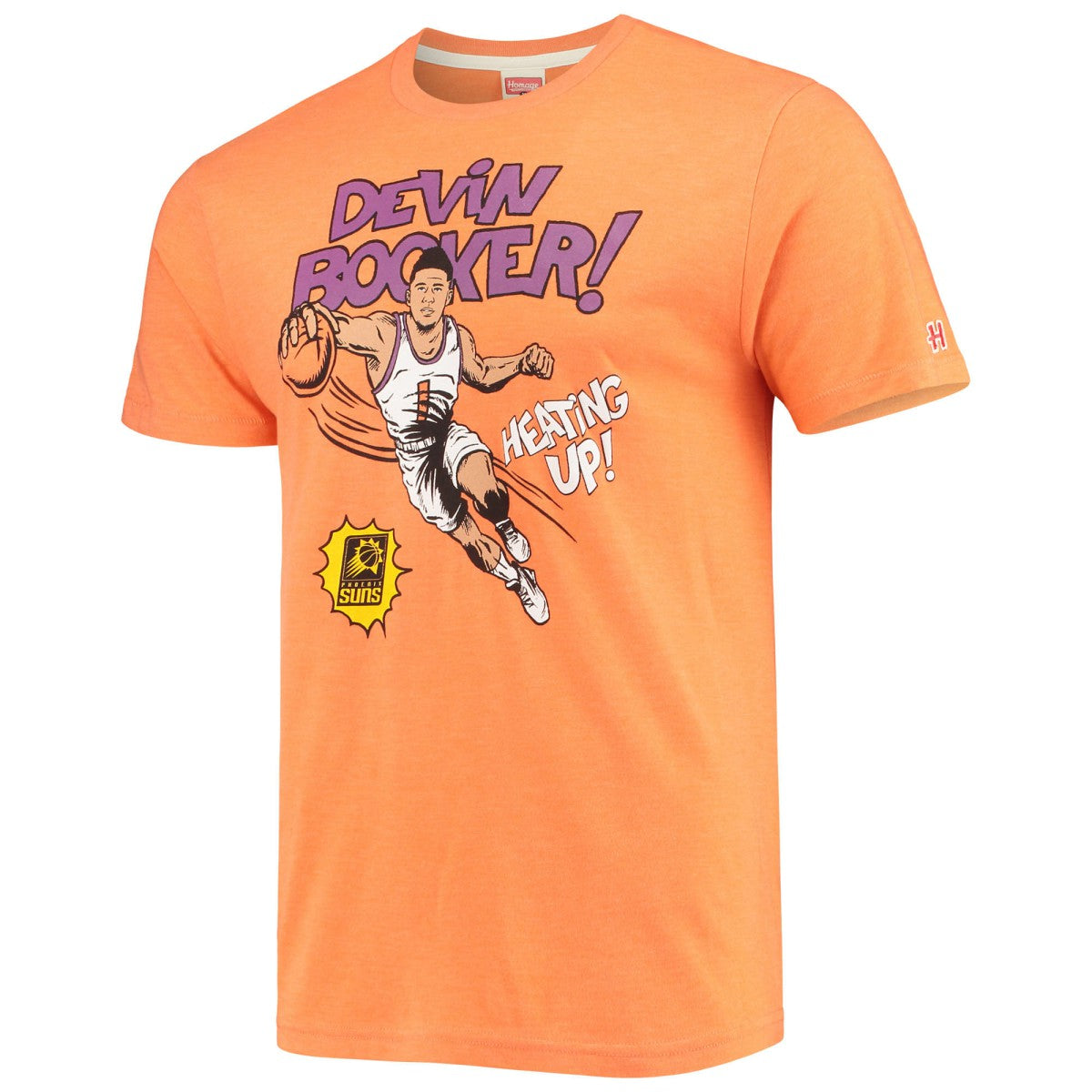 Devin Booker Phoenix Suns Homage Comic Book Player Tri-Blend T-Shirt For Sale