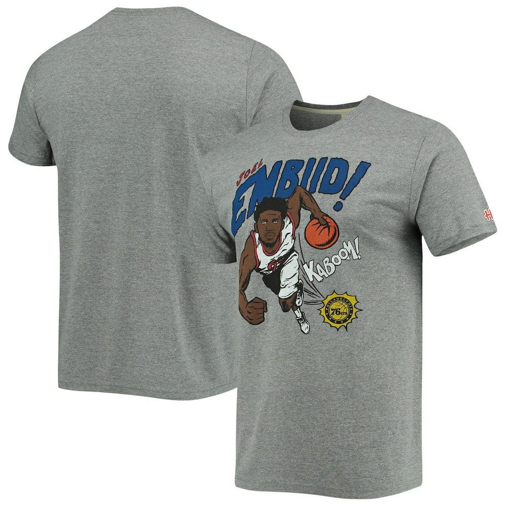 Joel Embiid Philadelphia 76ers Homage Comic Book Player Tri-Blend T-Shirt Online