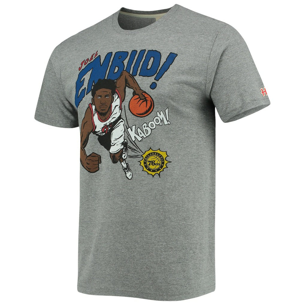 Joel Embiid Philadelphia 76ers Homage Comic Book Player Tri-Blend T-Shirt Online