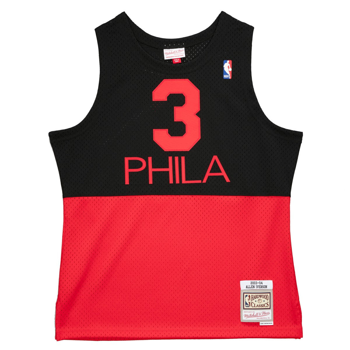 Allen Iverson Philadelphia 76ers 2003/04 Hardwood Classics Reload 2.0 Swingman Jersey Outlet