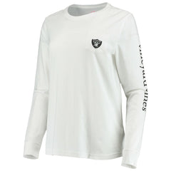 Las Vegas Raiders  Vineyard Vines Women's Helmet Long Sleeve T-Shirt
