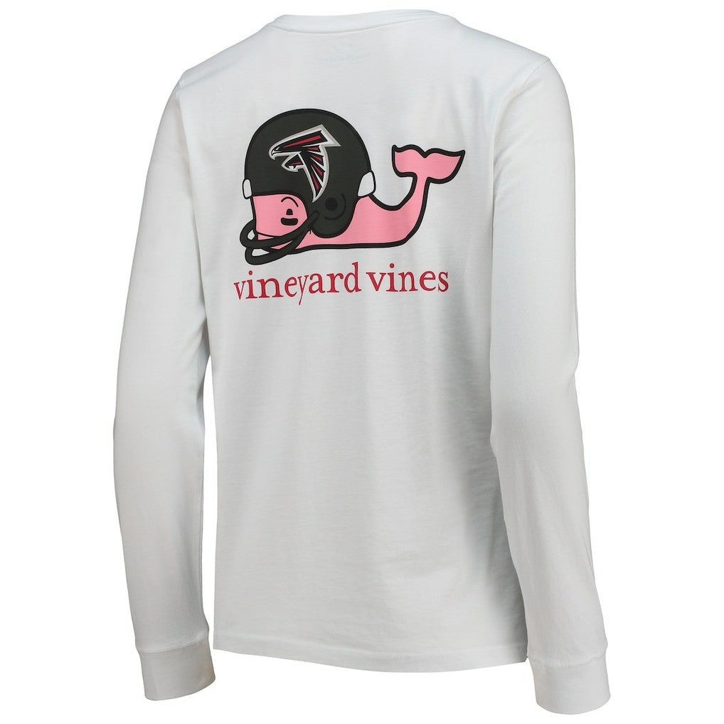 Atlanta Falcons  Vineyard Vines Women's Helmet Long Sleeve T-Shirt