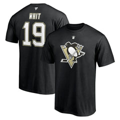 Ryan Whitney Pittsburgh Penguins Fanatics Authentic Stack Retired Player Nickname & Number T-Shirt On Sale