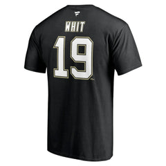 Ryan Whitney Pittsburgh Penguins Fanatics Authentic Stack Retired Player Nickname & Number T-Shirt On Sale