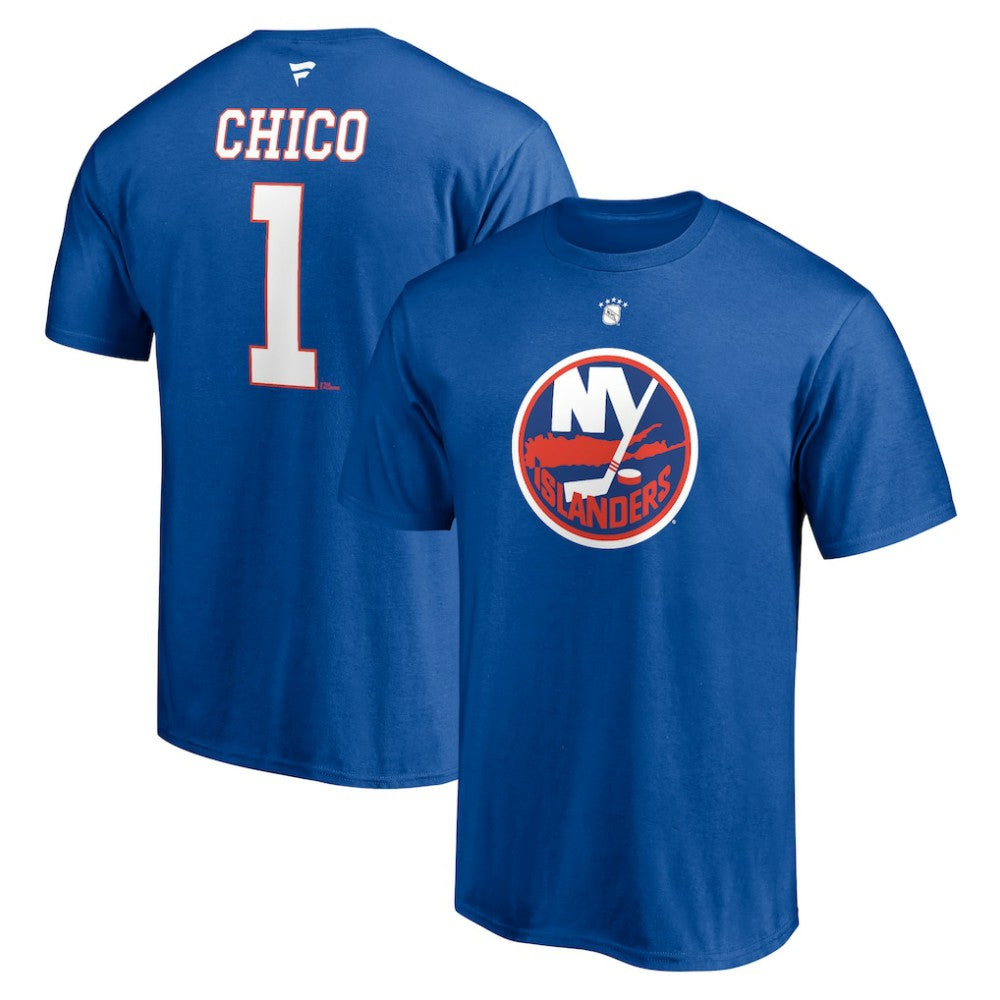 Glenn Resch New York Islanders Fanatics Authentic Stack Retired Player Nickname & Number T-Shirt Outlet