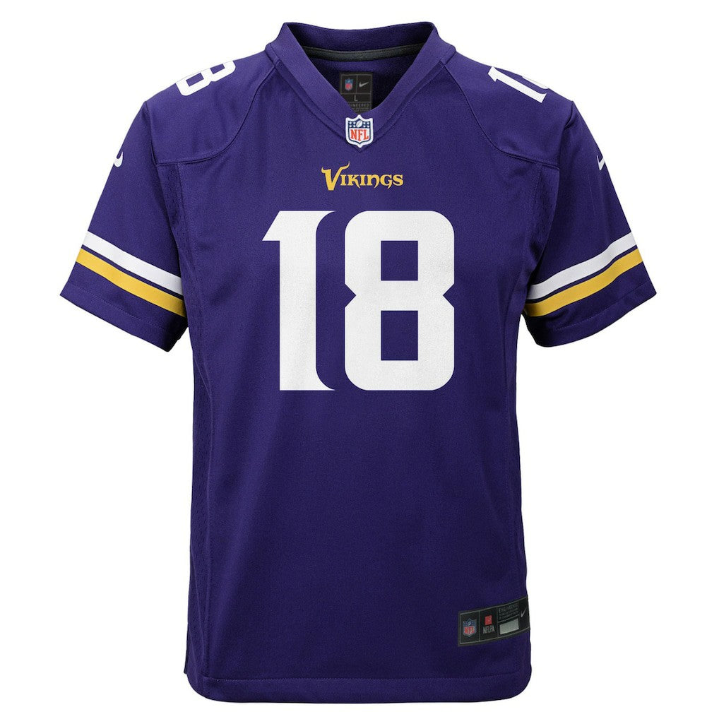 Minnesota Vikings Nike Justin Jefferson  Youth Game Jersey