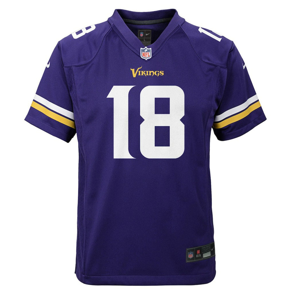 Minnesota Vikings Nike Justin Jefferson  Youth Game Jersey