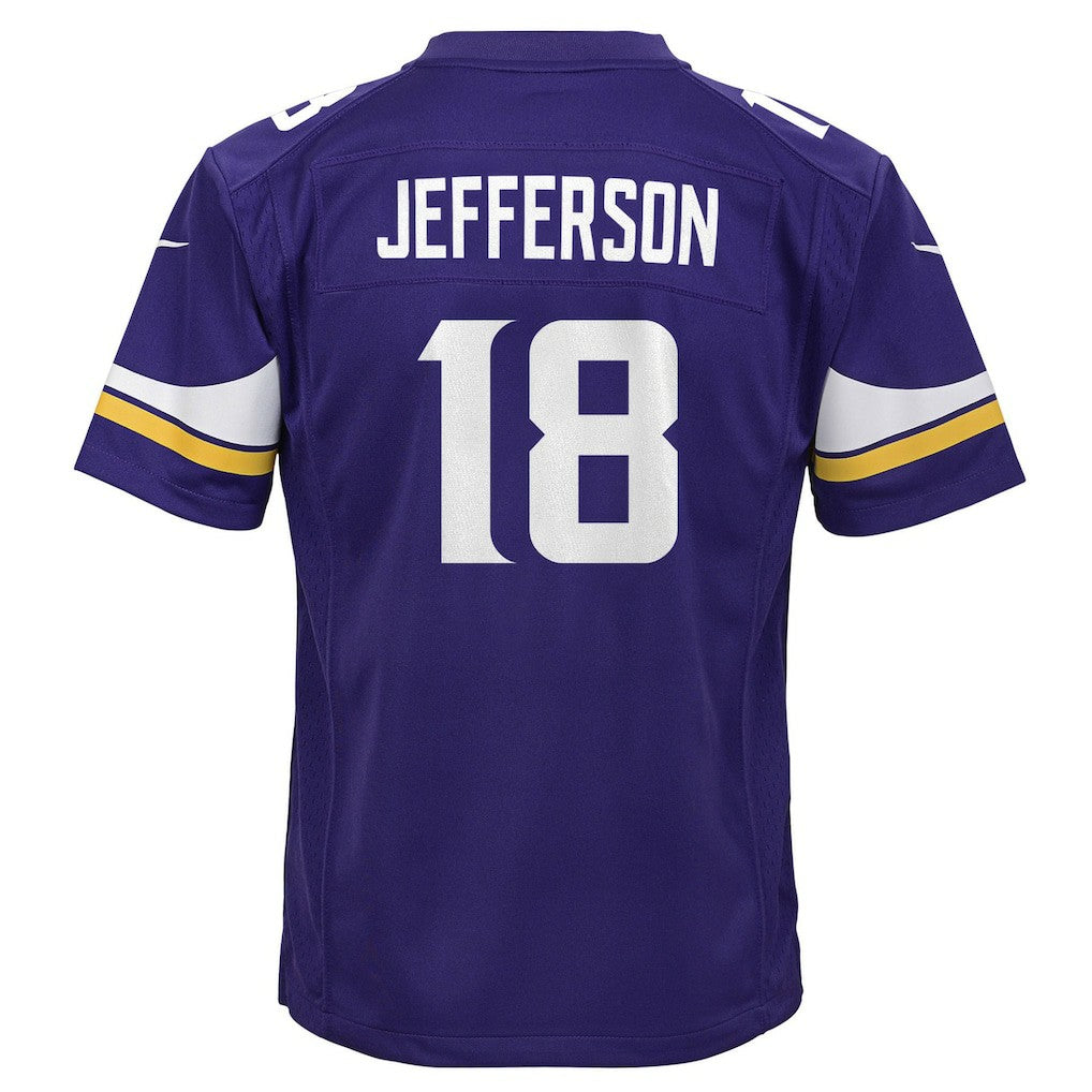 Minnesota Vikings Nike Justin Jefferson  Youth Game Jersey