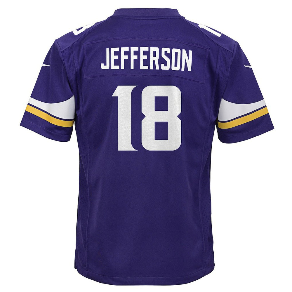 Minnesota Vikings Nike Justin Jefferson  Youth Game Jersey