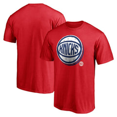 New York Knicks Red White & Team T-Shirt On Sale