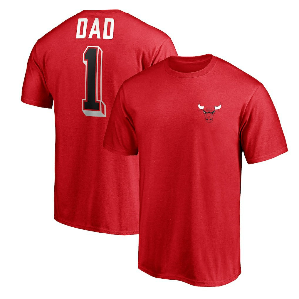 Chicago Bulls Number One Dad T-Shirt sale For Sale
