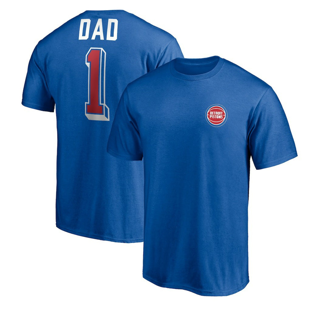 Detroit Pistons Number One Dad T-Shirt sale For Sale