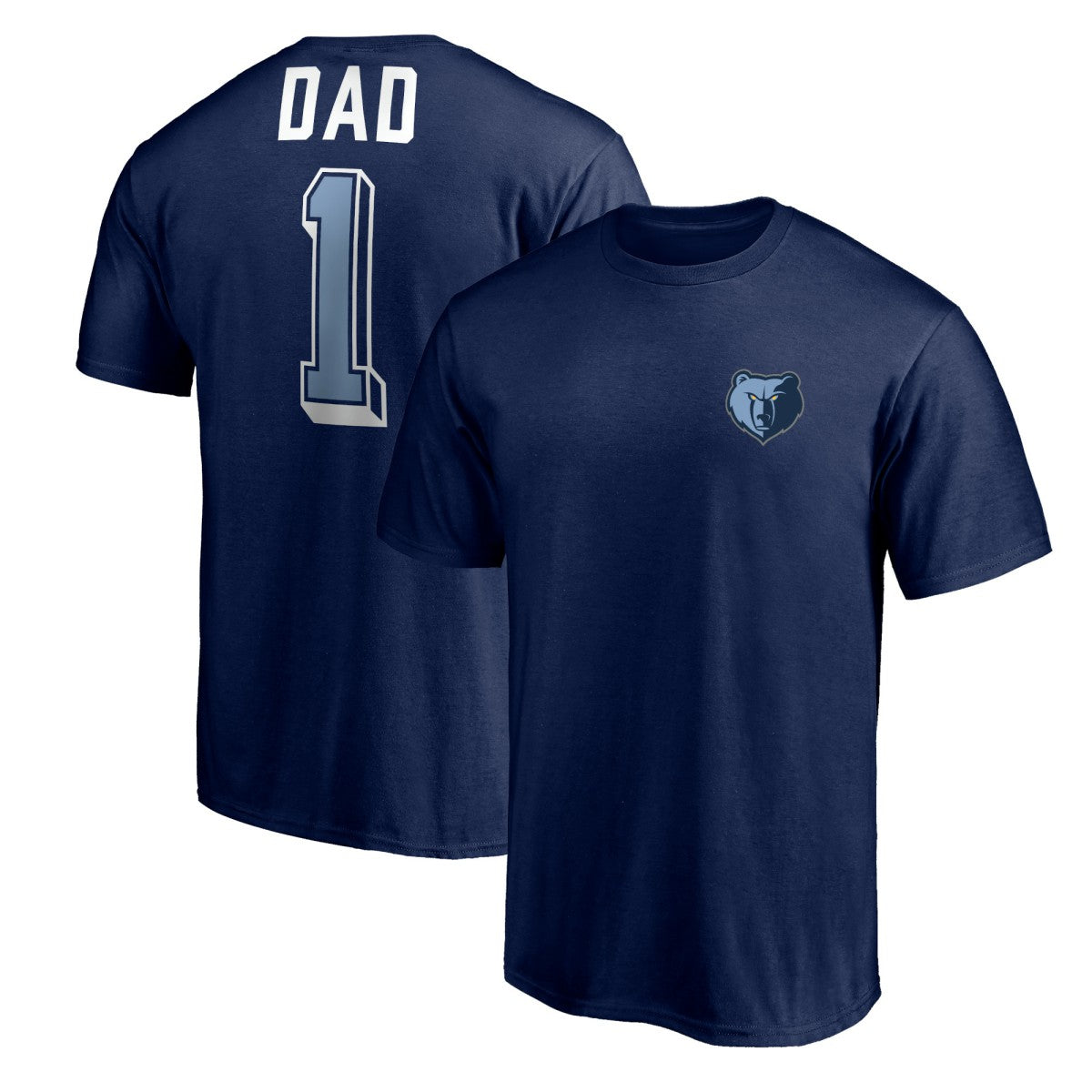 Memphis Grizzlies Number One Dad T-Shirt Outlet