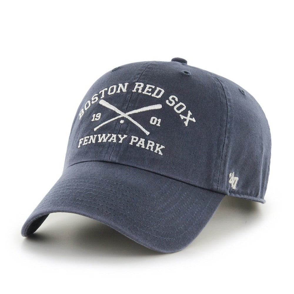 Boston Red Sox '47 Cross Bats Clean Up Adjustable Hat | MLB Outlet